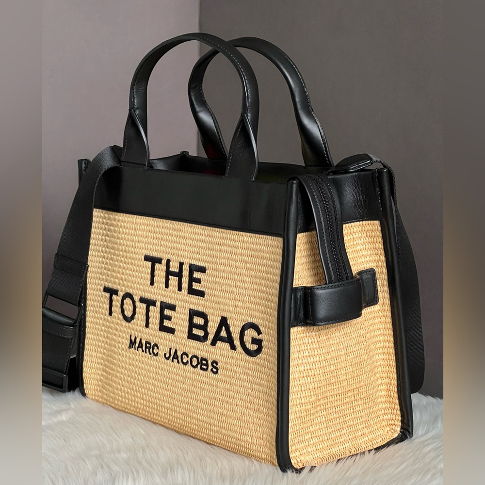 2Р3HTT014H02 - Marc Jacobs The Woven Medium Tote Bag - Picture 4 of 14